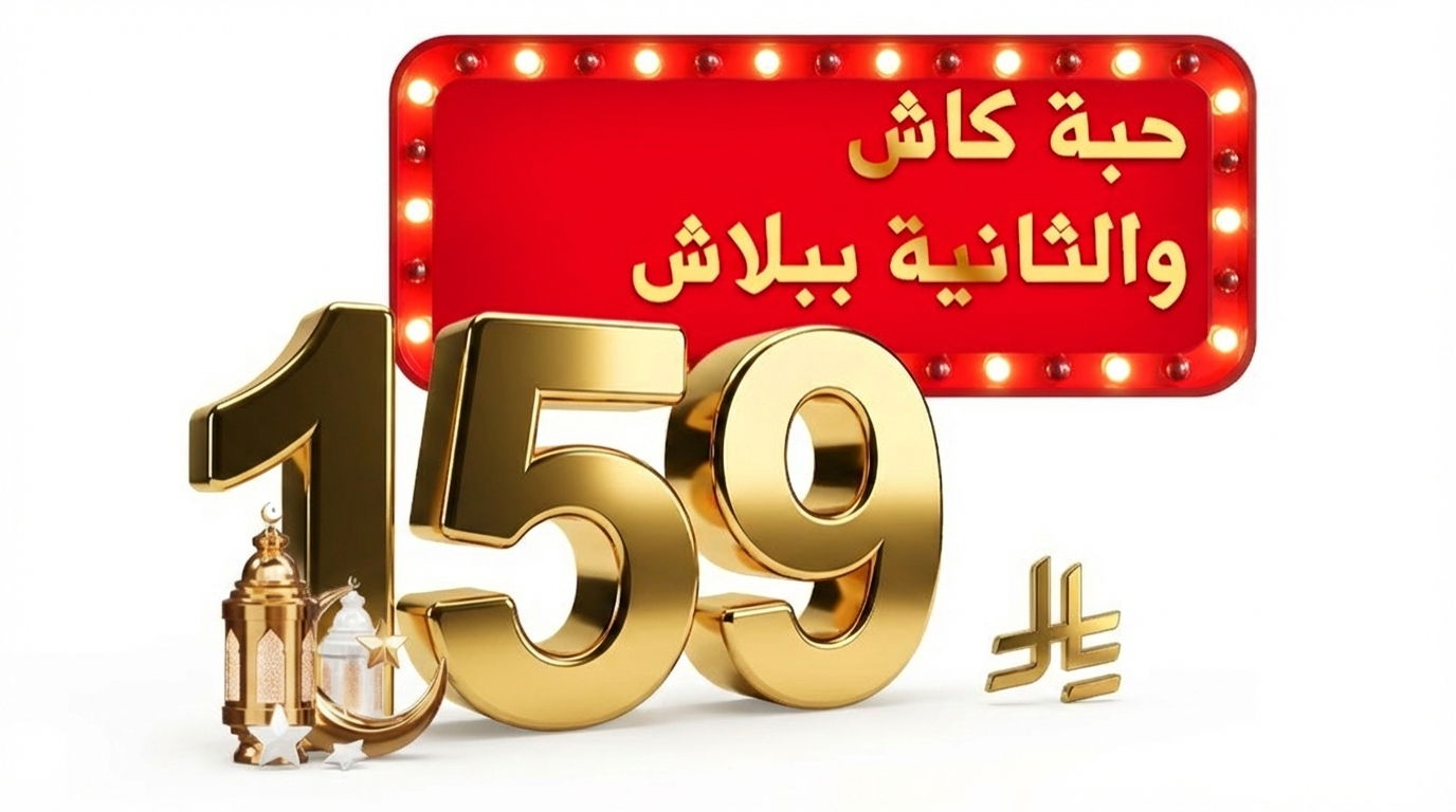 جمع واختر حبتين بـ 159