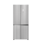 ثلاجة تي سي ال 4 ابواب 16.8 قدم , إنفيرتر فضي