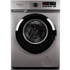 غسالة سوبر جنرال اتوماتيك امامية كومبو تنشيف 100% غسيل 8 كيلو تجفيف 5 كيلو فضي كفاءة أ