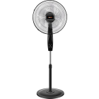 مروحة كولن عمودية 16 بوصة ، 5 ريشة ، 3 سرعات ، بمؤقت ، شاشة ولوحة تحكم لمس ، جهاز تحكم عن بعد اسود