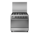 فرن يونكس غاز امان كامل 60×90 5 عيون استيل - C6090SV-F2C-511-S-EU-HERO