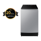 غسالة سامسونج اتوماتيك علوية تنشيف 75% 13 كيلو Hygiene Steam ، SmartThings ، Intensive Wash ، Digital Inverter Technology ، لتجفيف أسرع Air Turbo  ، واي-فاي مدمج رمادي - WA80F13B6LYL