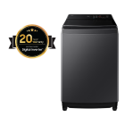 غسالة سامسونج اتوماتيك علوية تنشيف 75% 16 كيلو Hygiene Steam ، SmartThings ، Intensive Wash ، Digital Inverter Technology ، لتجفيف أسرع Air Turbo  ، واي-فاي مدمج اسود - WA80F16B9CYL