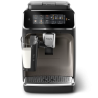 مكينة تحضير القهوة فيليبس الكل في واحد مع طاحونة مدمجة، باللونين الأسود والفضي، 6 مشروبات ساخنة