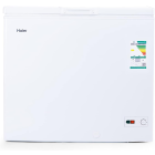 فريزر هاير ارضي 7 قدم 197 لتر مع اضاءة داخلية ابيض كفاءة د