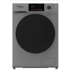 غسالة سوبر جنرال اتوماتيك امامية كومبو تنشيف 100% 13  كيلو غسيل تجفيف 8 كيلو فضي