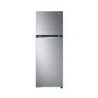 ثلاجة ال جي فريزر علوي 11.8 قدم تشخيص ذكي ، ضاغط عاكس ، تبريد بالباب استيل داكن كفاءة د