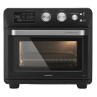 فرن وقلاية هوائية كينوود 1700 واط ، 25 لتر 15 وظيفة شاشة رقمية مزودة بمؤقت وإضاءة داخلية فضي