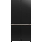 ثلاجة هيتاشي دولابي 18.1 قدم 4 ابواب طراز فرنسي اسود