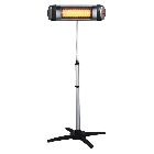 دفاية كولن فناء هالوجين 2000 واط ، 3 مستوي للطاقة فضي