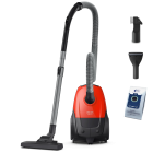 مكنسة فيليبس 1800 واط  ، 1.3 لتر أحمر