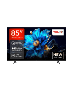 تلفزيون تي سي ال ذكي 85 بوصة QLED-4K 60Hz Game Master 3.0 Game Accelerator, HDR 10 نظام جوجل تي في - 85P7k