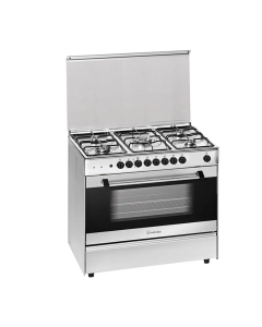 فرن ميرليس غاز امان كامل 60×90 استيل خط 220 - G900X