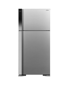 ثلاجة هيتاشي بفريزر علوي 19.4 قدم 550 لتر فضي - R-V700PS7K-1 BSL