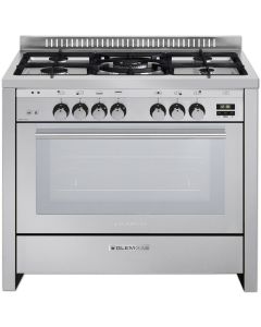 فرن جليم غاز غاز امان كامل 60×90 متعدد الوظائف + مروحة استيل خط 220 - HT967GIFSMF