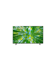 تلفزيون ال جي ذكي 75 بوصة UHD-4K السلسة 80, معالج ألفا 5 الجيل الخامس, تصميم بدون حواف, HGiG. نظام WebOS - 75UQ80006LD