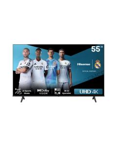 هايسنس تلفزيون يو اتش دي 4 كي 55 بوصة ذكي نظام تشغيل فيدا