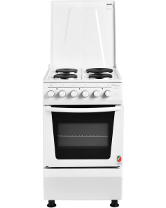 فرن سوبر جنرال كهرباء حجر 50×50 ابيض خط 220 - KSGC5041BS