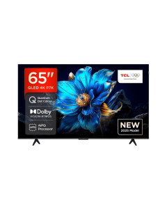 تلفزيون تي سي ال ذكي 65 بوصة QLED-4K 60Hz, Dolby Atmos Game Master 3.0 HDR 10 نظام جوجل تي في - 65P7k