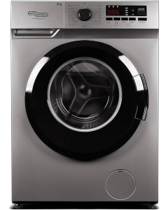 غسالة سوبر جنرال اتوماتيك امامية كومبو تنشيف 100% غسيل 8 كيلو تجفيف 5 كيلو فضي كفاءة أ