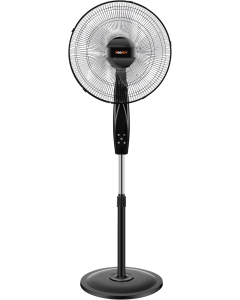 مروحة كولن عمودية 16 بوصة ، 5 ريشة ، 3 سرعات ، بمؤقت ، شاشة ولوحة تحكم لمس ، جهاز تحكم عن بعد اسود - 807100025