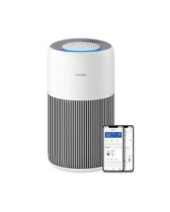 فيليبس منقي هواء  من سلسلة PureProtect 500، فلتر HEPA، معدل تدفق هواء نظيف 60 متر مكعب/ساعة أبيض