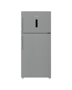 ثلاجة اريستون فريزر علوي 22 قدم 557 لتر انفيرتر استيل