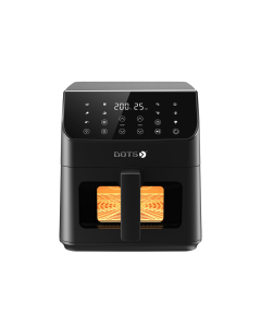 قلاية هوائية دوتس 1800 واط 6.5 لتر نافذة عرض اسود