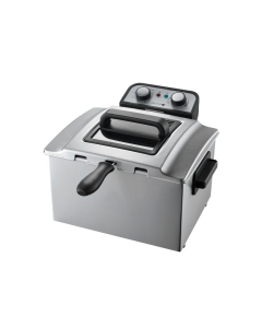 قلاية زيت دوتس 5  لتر، 2950 واط، مؤقت، وعاء داخلي قابل للإزالة، فولاذ مقاوم للصدأ استيل