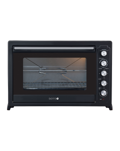 فرن كهربائي دوتس 100 لتر ،  زجاج مزدوج ، 2800 واط اسود