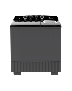 غسالة وايت وستنجهاوس حوضين 26 كيلو رمادي+اسود