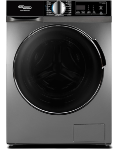 غسالة سوبر جنرال اتوماتيك امامية تنشيف 75% 13 كيلو فضي