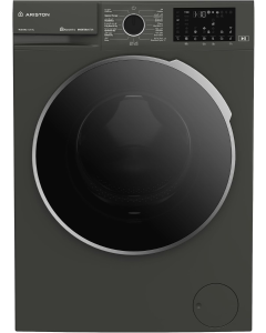 غسالة اريستون اتوماتيك امامية كومبو تنشيف 100% 12 كيلو غسيل ,8 كيلو تجفيف 15 برنامج ,1400 دورة في الدقيقة انفيرتر فضي بلاتيني
