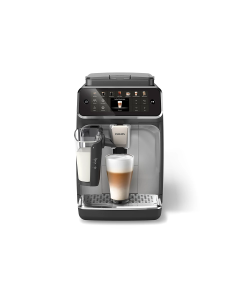 مكينة تحضير القهوة فيليبس الكل في واحد  مع طاحونة مدمجة، باللونين الأسود والفضي، 12 مشروبات ساخنة