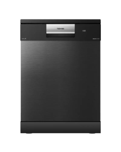 جلاية صحون توشيبا 16 مكان 10 برامج استيل اسود - DW-16F1ME(SS)-SA