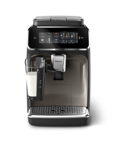 مكينة تحضير القهوة فيليبس الكل في واحد مع طاحونة مدمجة، باللونين الأسود والفضي، 6 مشروبات ساخنة