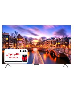 هاير تلفزيون اتش كيو ال اي دي 4 كي 85 بوصة ذكي 120 هرتز جيمنج نظام جوجل تي في