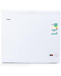 فريزر هاير ارضي 7 قدم 197 لتر مع اضاءة داخلية ابيض كفاءة د