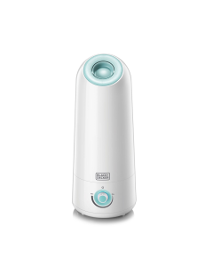 مرطب هواء بلاك اند ديكر 5لتر ، أداء عالي مناسب للغرف بحجم 40 م² ، مع ريموت، يخفف الباكتيريا, الفايروسات و يحسن النوم ابيض