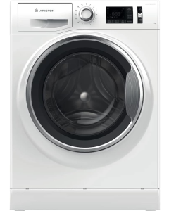 غسالة اريستون اتوماتيك امامية تنشيف 75% 9 كيلو غسيل ابيض كفاءة أ