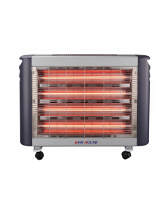 دفاية نيوهاوس مستطيلة ، 6 شمعه 2400 واط أزرق