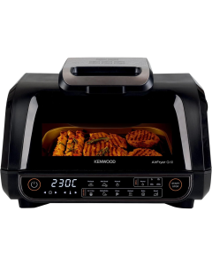 قلاية هوائية كينوود مع شواية ، 8 في 1 1700 واط   اسود