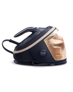 كاوية فيليبس 2850 واط ، OptimalTEMP لكيّ أي أقمشة من دون حرقها، بخار حتى 170 غ/الدقيقة وبخار كثيف 650 غ ، قاعدة أداة الكي Steamglide Plus