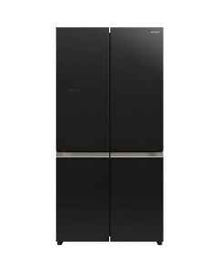 ثلاجة هيتاشي دولابي 18.1 قدم 4 ابواب طراز فرنسي اسود