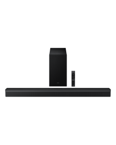 ساوند بار سامسونج 5.1 قناة مع مضخم صوت مدمج وبدعم تقنية كيو-سيمفوني وصوت دولبي