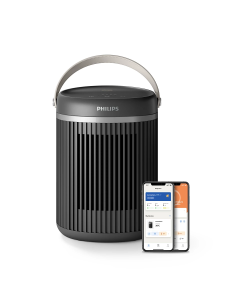 دفاية فيليبس شاشة ديجيتال ، تغطي مساحة حتي 20 متر ، 2000 واط، القدرة في التحكم من خلال تطبيق Philips Air+ ، السلسلة 3000 اسود