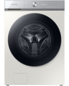 غسالة سامسونج اتوماتيك امامية كومبو تنشيف 100% 21 Kg Washing, 12 Kg Drying Direct Drive motor (DD) With ™EcoBubble technology, AI wash, and Bespoke design بيج كفاءة أ - WD21B6400KE/YL