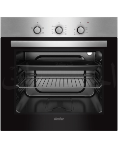 بلت ان فرن كهرباء سيمفر 60 سم B 6203 ZERIM استيل 